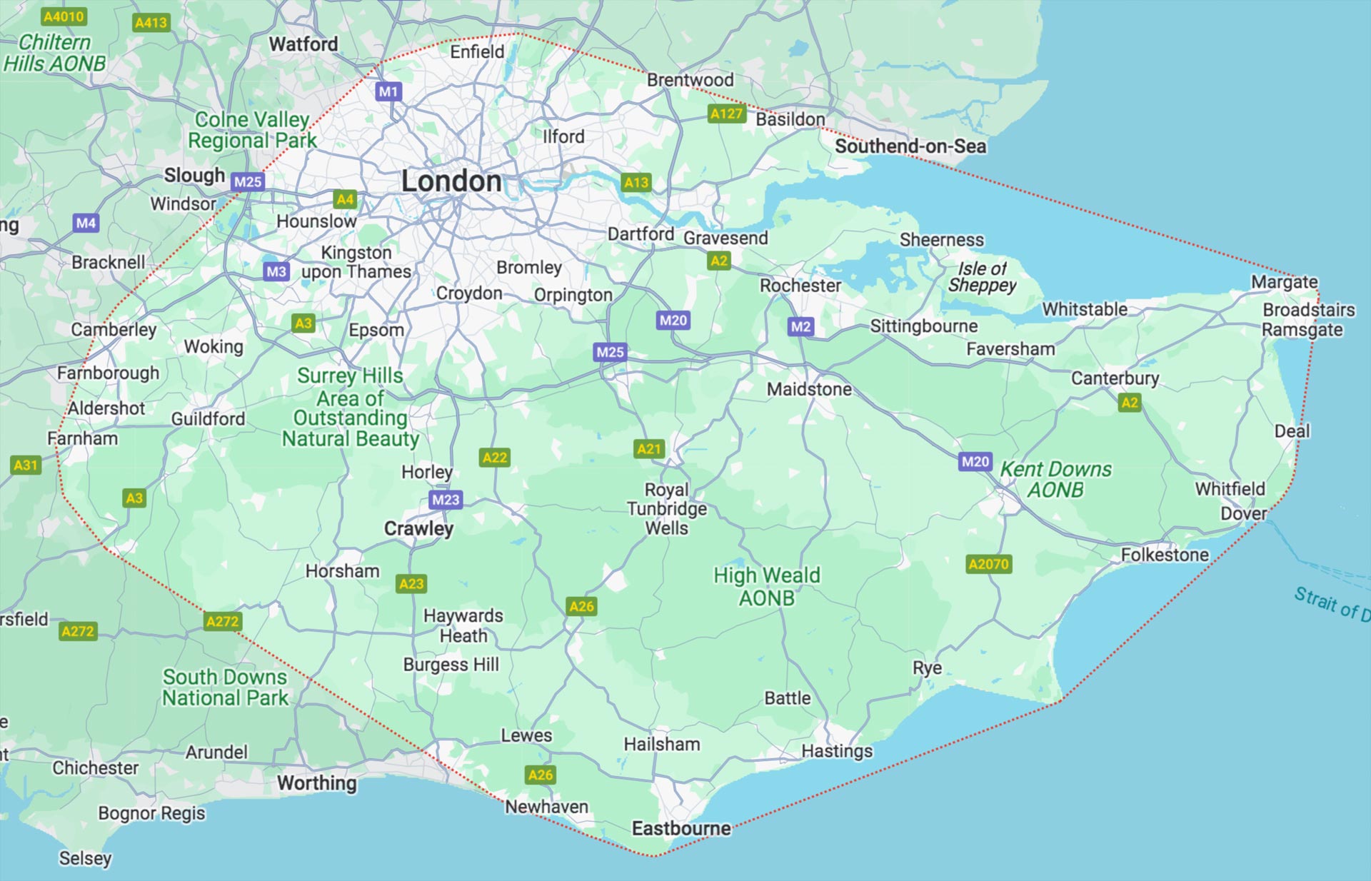 solar installation coverage map